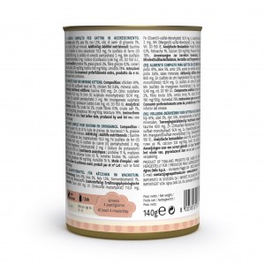 SCHESIR Kitten Care mokra karma dla kociąt kurczak z aloesem 140g