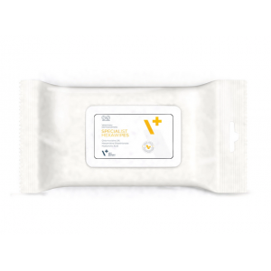 VETEXPERT Specialist Hexawipes - chusteczki z chlorheksydyną dla psa i kota 40 szt.