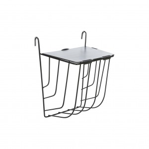 TRIXIE Paśnik wiszący dla królika/gryzoni 13 × 18 × 12cm - czarny