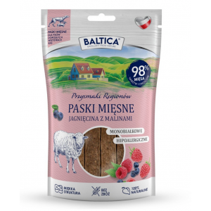 BALTICA PRZYSMAKI REGIONÓW mięsne paski jagnięcina z malinami 90g
