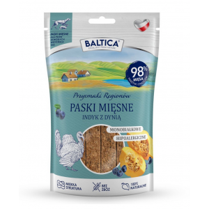 BALTICA PRZYSMAKI REGIONÓW mięsne paski indyk z dynią 90g