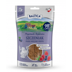 BALTICA PRZYSMAKI REGIONÓW mięsne paski dla szczeniąt indyk 90g