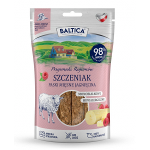 BALTICA PRZYSMAKI REGIONÓW mięsne paski dla szczeniąt jagnięcina 90g
