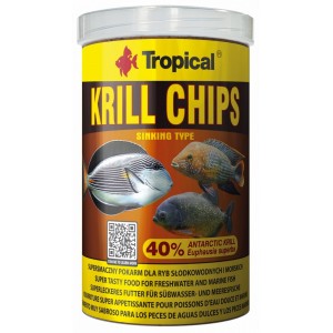 TROPICAL Krill Chips - wybarwiający pokarm z krylem dla ryb