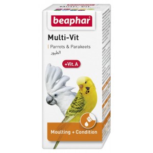 BEAPHAR Multi-Vit Parrots - preparat witaminowy dla papug 20ml