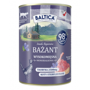 BALTICA SMAKI REGIONÓW Kot dorosły Bażant 400g