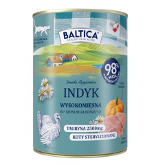 BALTICA SMAKI REGIONÓW Kot dorosły Indyk 400g