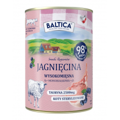 BALTICA SMAKI REGIONÓW Kot dorosły Jagnięcina 400g