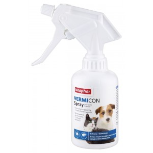 BEAPHAR Vermicom Spray przeciwpasożytniczy dla psów i kotów 250 ml