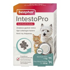BEAPHAR Inenstopro wspiera funkcjonowanie jelit dla psa i kota 20 tabl.
