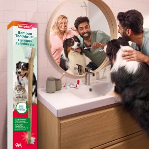 BEAPHAR Bamboo Toothbrush babusowa szczoteczka dla psa i kota