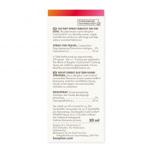 BEAPHAR Canicomfort Spray z feromonami dla psów 60 ml
