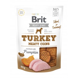 BRIT JERKY Turkey Meaty Coins