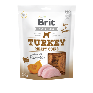 BRIT JERKY Turkey Meaty Coins