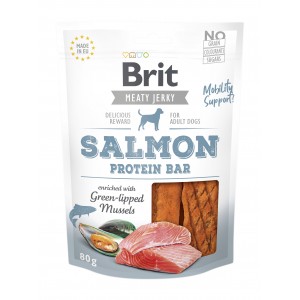 BRIT JERKY Salmon Protein Bar 80g