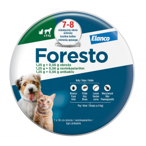 BAYER Obroża Foresto dla psów i kotów 38 cm - data ważności: 08/2026