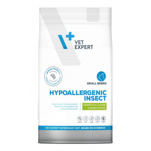 VETEXPERT 4T Vet. Diet Dog Hypoallergenic Insect Small Breed 8kg