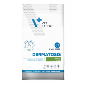 VETEXPERT 4T Vet. Diet Dog Dermatosis Rabbit and Potato Small Breed 8kg