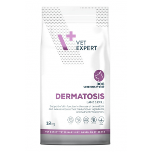 VETEXPERT 4T Vet. Diet Dog Dermatosis Lamb and Krill 12kg