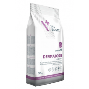 VETEXPERT 4T Vet. Diet Dog Dermatosis Lamb and Krill 12kg