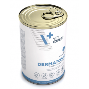 VETEXPERT 4T Vet. Diet Dog Dermatosis Turkey and Guinea Fowl 400g