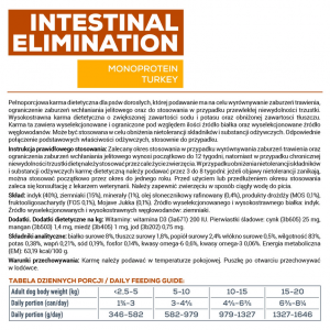 VETEXPERT 4T Vet. Diet Intestinal Elimination Low Fat Dog 200g