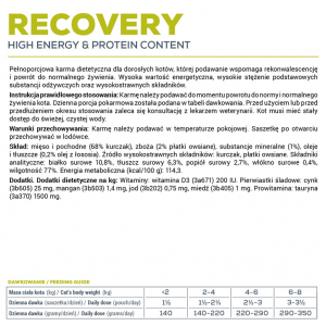 VETEXPERT 4T Vet. Diet Recovery Cat 100g