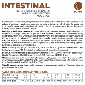 VETEXPERT 4T Vet. Diet Intestinal Puppy 200g