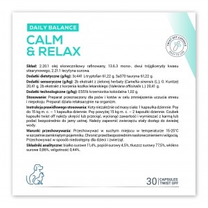 VETEXPERT Calm and Relax 30kaps. (Twist Off)