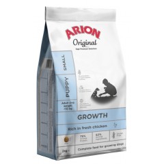ARION Original Growth Puppy Small Breeds Chicken and Rice 7kg PROMO Krótki termin