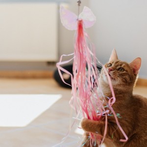 DINGO Wędka dla kota ANGEL (45 cm + 45 cm)