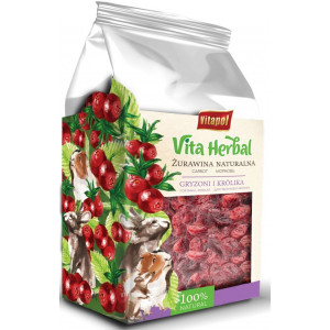 VITAPOL Vitaherbal dla gryzoni i królika, żurawina naturalna 30g