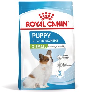 ROYAL CANIN X-Small Puppy karma sucha dla szczeniąt ras miniaturowych od 2 do 10 miesiąca życia o masie ciała do 4kg