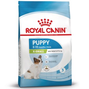 ROYAL CANIN X-Small Puppy karma sucha dla szczeniąt ras miniaturowych od 2 do 10 miesiąca życia o masie ciała do 4kg