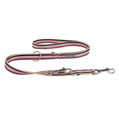 AMIPLAY Smycz Regulowana 6 in 1 Popular - czarno różowa