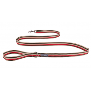 AMIPLAY Smycz Regulowana Easy Fix Popular - czerwono oliwkowa