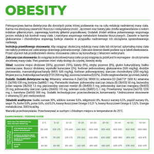 VETEXPERT Obesity Dog 2kg