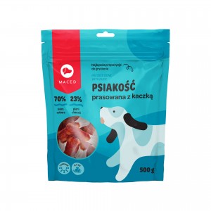 MACED Psiakość prasowana z kaczką 500g