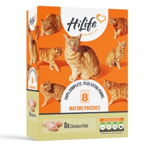 MACED HILIFE Box saszetki Kurczak Pate 8x 70g