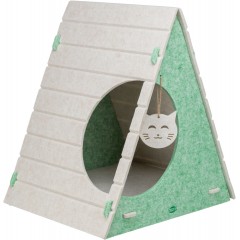 TRIXIE Lucy legowisko dla kota 46×50×38cm - piaskowy/zielony
