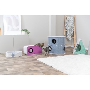 TRIXIE Lucy legowisko dla kota 46×50×38cm - piaskowy/zielony