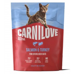 CARNILOVE ACTIVE CAT Adult Sterilised Salmon and Turkey