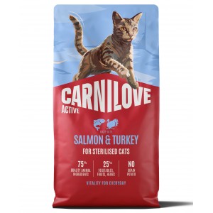 CARNILOVE ACTIVE CAT Adult Sterilised Salmon and Turkey