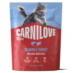 CARNILOVE ACTIVE CAT Adult Salmon and Turkey Large