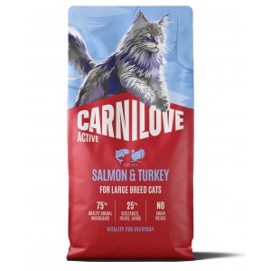 CARNILOVE ACTIVE CAT Adult Salmon and Turkey Large