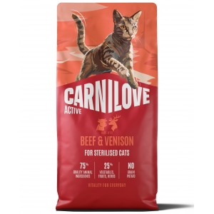 CARNILOVE ACTIVE CAT Adult Sterilised Beef and Venison
