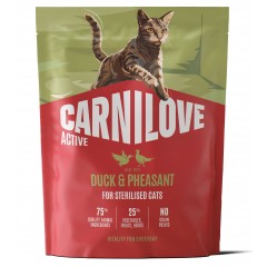 CARNILOVE ACTIVE CAT Adult Sterilised Duck and Pheasant