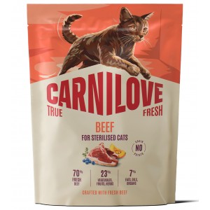 CARNILOVE CAT TRUE FRESH Adult Sterilised Beef