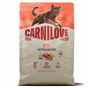 CARNILOVE CAT TRUE FRESH Adult Sterilised Beef