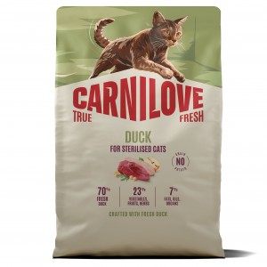 CARNILOVE CAT TRUE FRESH Adult Sterilised Duck
